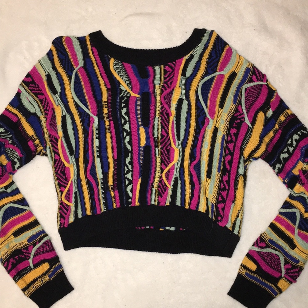 Multicolored retro sweater
